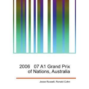  2006 07 A1 Grand Prix of Nations, Australia Ronald Cohn 