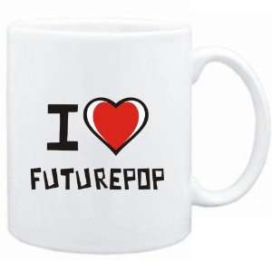 Mug White I love Futurepop  Music 