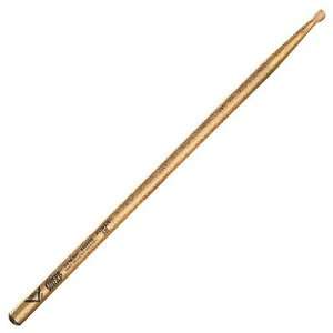   Wrap Power 5B Drumsticks, Gold Sparkle, Wood Tip Musical Instruments