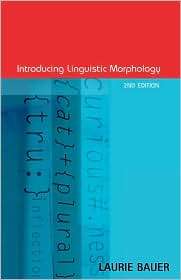   Morphology, (0878403434), Laurie Bauer, Textbooks   