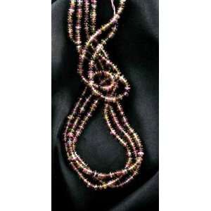    MULTI COLOR TOURMALINE 4.6mm RONDELLE Beads~ 