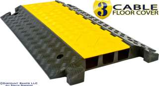 NEW 3 CABLE COVER WIRE PROTECTOR RAMP BOARD 12 TON  