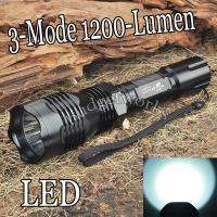 UltraFire C9 T60 3 Mode 1200 Lumen White LED Flashlight  