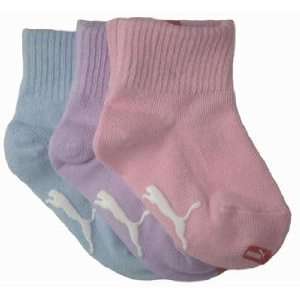  Puma Baby All Solid Gripper Socks  3 Pack(Infant to Baby 