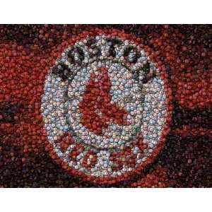   19X13 Boston Red Sox bottlecap mosaic print 