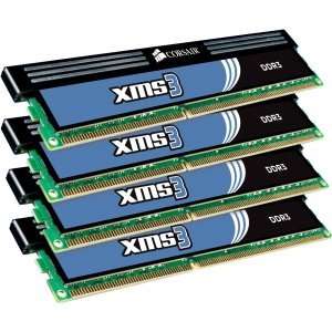  Corsair XMS3 16GB DDR3 SDRAM Memory Module. 16GB KIT 4X4GB 