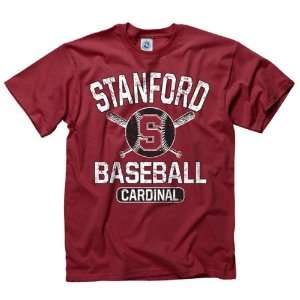 Stanford Cardinal Cardinal Jock Baseball T Shirt Sports 