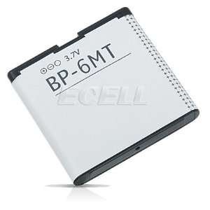  Ecell   1050mAh BP 6MT HIGH CAPACITY BATTERY FOR NOKIA 