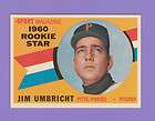 1960 Topps 145 Jim Umbricht NR MINT  
