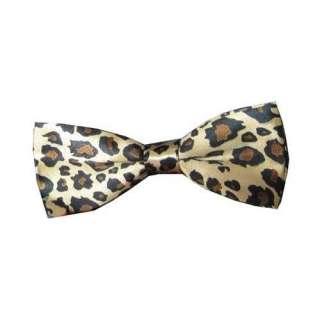  Leopard Print Bow Tie Clothing
