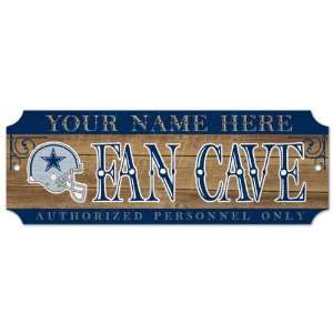    Dallas Cowboys Personalized 6x17 Wood Signs