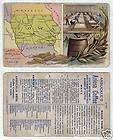 1889 Arbuckle Coffee Trading Card of Iowa  