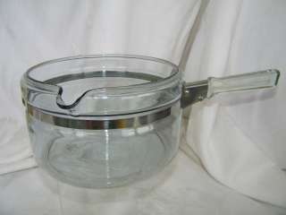 Vintage Pyrex Flameware 6324 B Saucepan Pot 1587  