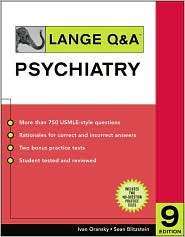 Lange Q&A Psychiatry, Ninth Edition, (0071475672), Ivan Oransky 