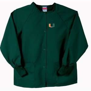  BSS   Miami Hurricanes NCAA Nursing Jacket (Green) (Medium 