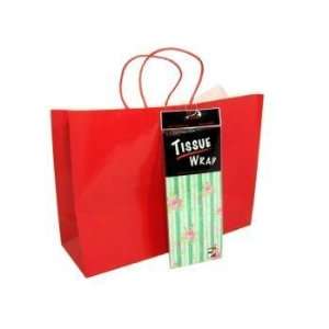  X Large Red Gift Bag With Tissue Case Pack 48 Everything 