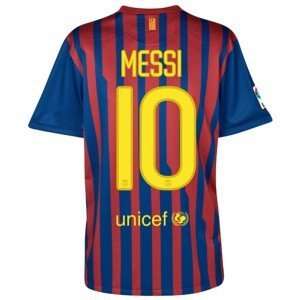  Messi Barcelona 11/12 Home Soccer Jersey Size Small 