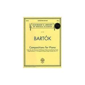   Hal Leonard Bartok   Compositions For Piano Book Musical Instruments