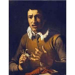Youth With a Crab Pinching His Finger Bartolommeo Manfredi. 27.00 