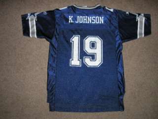 JOHNSON 19 Dallas NFL Football Jersey Youth Large 217  