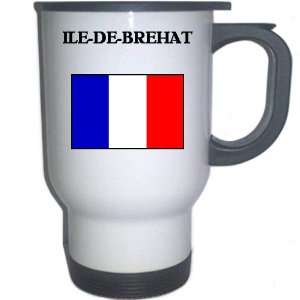  France   ILE DE BREHAT White Stainless Steel Mug 