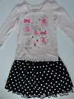 NWT Gap Young at Heart 3T Tulle Trim T shirt+Black Dot 