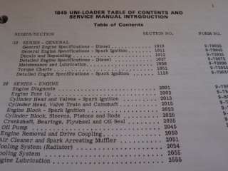 Case 1845 Uni Loader Skid Steer Service Repair Manual  