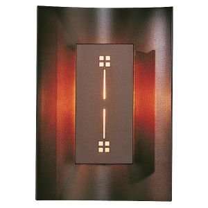 Mission Mosaic Outdoor Sconce by Hubbardton Forge  R172286   Black