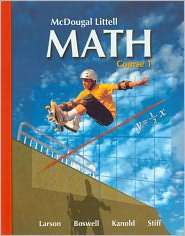 McDougal Littell Middle School Math Student Edition Course 1 2007 