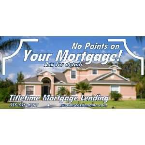    3x6 Vinyl Banner   No Points on Your Mortgage 