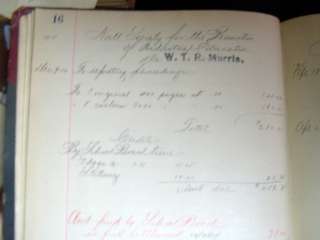 1910s Handwritten Ledger Account Book Teacher’s Association Richmond 