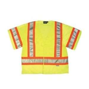  ERB Hi Viz Class 3 Safety Vest Lime (SELECT SIZE) 14610 