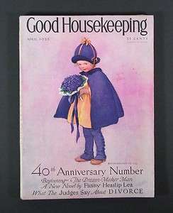 1925 GOOD HOUSEKEEPING Magazine   April   Jessie Willcox Smith  