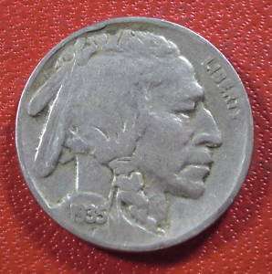 1935 Philadelphia Mint Indian Head Buffalo Nickel  
