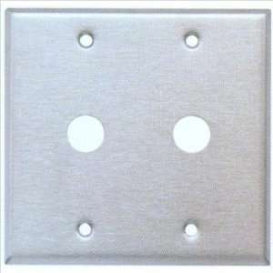   Products Stainless Steel Metal Wall Plates 2 Gang Cable .625 83470
