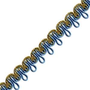  Venus Ribbon 11513 I 5/8 Inch Guimp/Metallic Knit Braid 