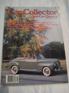 Car Collector and Car Classics Magazine January 1980 1956 Mercury 