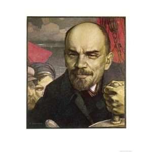  Vladimir Ilich Ulyanov Lenin Depicted as the Helmsman Art 