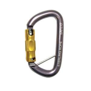  Sterling Rope SafeD Autolock Carabiner with Lanyard Pin 
