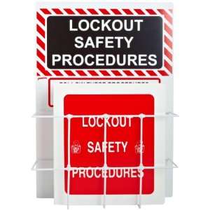 Brady Lockout Procedure Station, Includes Binder  