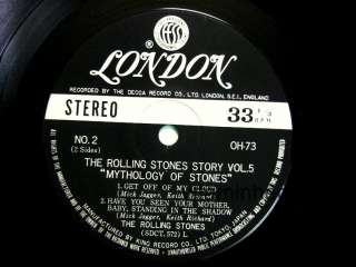 ROLLING STONES //// MYTHOLOGY OF 4 Track EP JAPAN OH 73 Very Rare 
