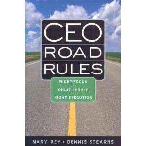  Ceo Road Rules Mary/ Stearns, Dennis Hessler Key Books