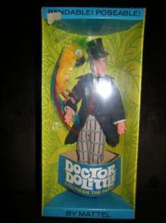 MIB Mattel Dr. Dolittle doll with polynesia parrot 1967  