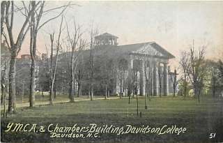 NC DAVIDSON COLLEGE YMCA CHAMBERS BUILDING EARLY T95379  