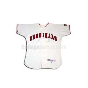   16 Game Used Ball State McAuliffe Baseball Jersey