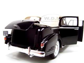 Brand new 118 scale diecast 1938 Cadillac V16 Fleetwood Black die 