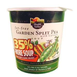 Health Valley Natural Foods, Fat Free Garden Split Pea With Carrots So 