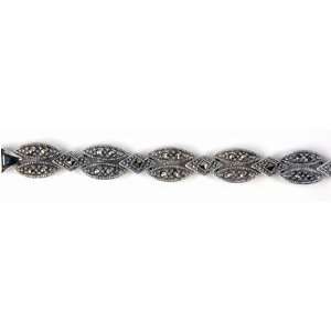 Sterling Silver Marcasite Bracelet Jewelry
