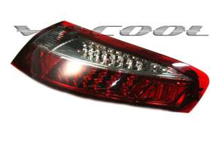 99 04 Porsche 911 996 LED Tail Lights BLACK/RED  