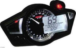 KOSO Universal Speedometer Tachometer Gauge RX 1N Black  